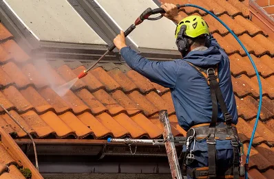 Démoussage et hydrofuge de toiture à Bernon